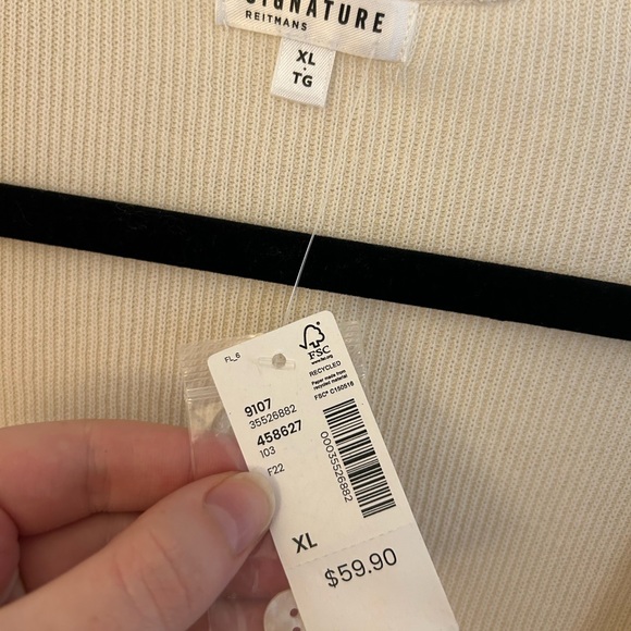 NWT Reitmans cream cardigan size xl - Picture 10 of 13